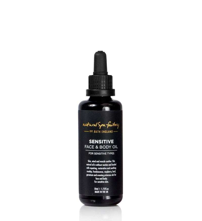 natural spa factory sensitive body oil